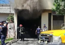 Concordia: Un hombre habría provocado un incendio a raíz de su separación