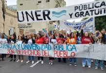 Docentes universitarios entrerrianos inician tres días de paro