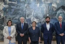 Boric anuncia la oficialización de la candidatura de Bachelet para dirigir la ONU, con el apoyo de Brasil y México