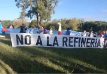 Vecinos de Gualeguaychú, Concordia y Colón marcharon en defensa del río Uruguay