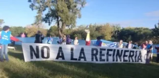 Vecinos de Gualeguaychú, Concordia y Colón marcharon en defensa del río Uruguay