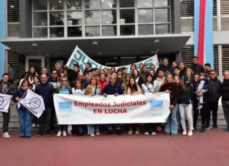 Judiciales continúan con medidas de fuerza: hoy hay retención de servicios y mañana paro de 24 horas
