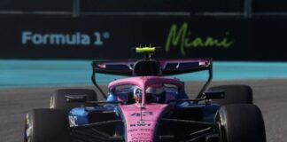 Franco Colapinto subió al puesto 7 en el GP de Miami por la sanción a Charles Leclerc