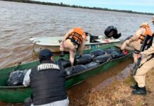 Prefectura evitó que cruzasen de Concordia a Salto con un contrabando de ropa valuada en $18 millones