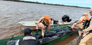 Prefectura evitó que cruzasen de Concordia a Salto con un contrabando de ropa valuada en $18 millones
