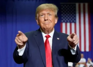 Trump publicó un mapa con Venezuela pintado con la bandera de EEUU