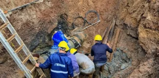 Avanzan a buen ritmo los trabajos de recambio de válvulas y prevén restablecer el servicio de agua antes de lo previsto