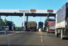 Desde este sábado aumentan las tarifas para los peajes ubicados sobre la Ruta 14