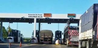 Desde este sábado aumentan las tarifas para los peajes ubicados sobre la Ruta 14