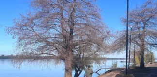 El río Uruguay también refleja altos niveles en el puerto de Concordia