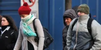 Alerta amarilla por bajas temperaturas en 12 departamentos de la provincia