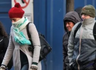 Alerta amarilla por bajas temperaturas en 12 departamentos de la provincia
