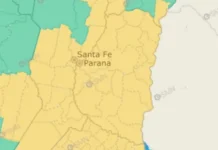 Rige un alerta amarilla por bajas temperaturas en toda la provincia