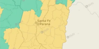 Rige un alerta amarilla por bajas temperaturas en toda la provincia