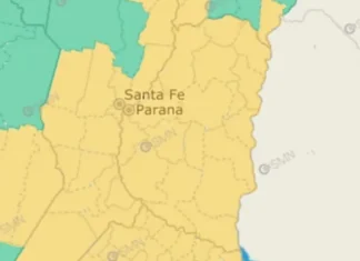 Rige un alerta amarilla por bajas temperaturas en toda la provincia