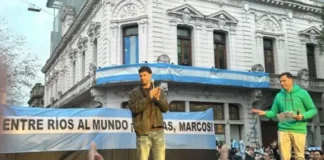 Una multitud distinguió a Marcos Senesi en Concordia