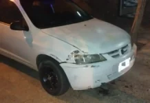 Un conductor alcoholizado chocó un automóvil estacionado y le retuvieron la camioneta