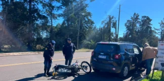 Dos personas hospitalizadas tras un choque en avenida Monseñor Rösch