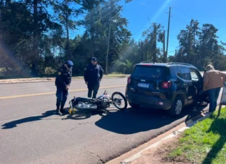 Dos personas hospitalizadas tras un choque en avenida Monseñor Rösch