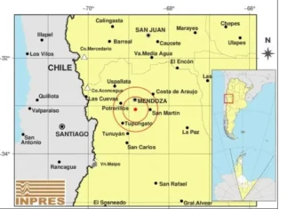 Temblor en Mendoza: Se registró un sismo de 4.6 de magnitud