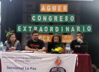 El Congreso de Agmer resolvió profundizar el plan de lucha