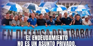 Centrales sindicales y movimientos sociales se unen en la “Marcha por los endeudados”