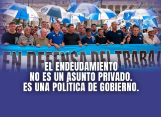 Centrales sindicales y movimientos sociales se unen en la “Marcha por los endeudados”
