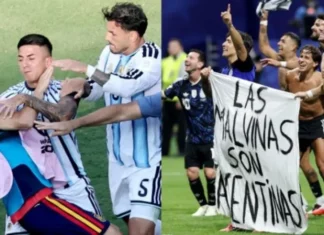 La FIFA sancionó a Leandro Paredes con 10 partidos por su pelea en la final y multó a Argentina por la bandera de Malvinas
