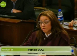 Tras la expulsión de su esposo Daniel Rossi del PJ, la senadora Patricia Díaz abandonó el bloque