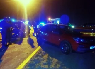 RUTA 14: cuatro personas fueron trasladadas al Hospital Masvernat por un choque al sur de Concordia