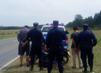 Dos concordienses robaron una moto en la región y terminaron detenidos tras una persecución