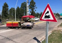 Un camión que salía de Concordia chocó contra una zorra y ocho ferroviarios fueron trasladados al Masvernat