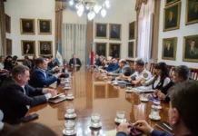 En reunión de gabinete Frigerio trató una agenda centrada en salud mental y prevención climática