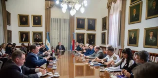 En reunión de gabinete Frigerio trató una agenda centrada en salud mental y prevención climática