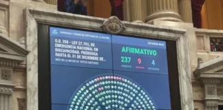 Con amplio consenso, se aprobó la Ley de Fortalecimiento al Sistema de Discapacidad